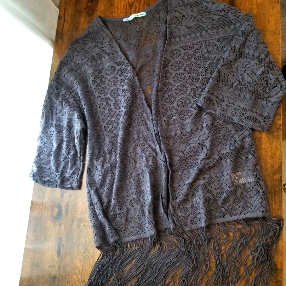 Lace kimono